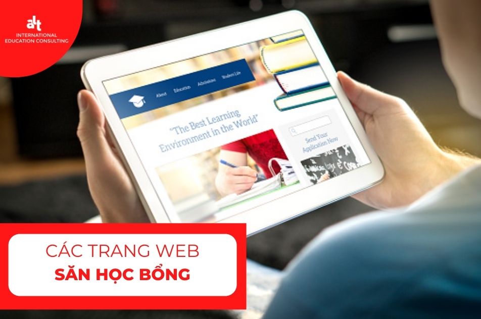 trang web săn học bổng