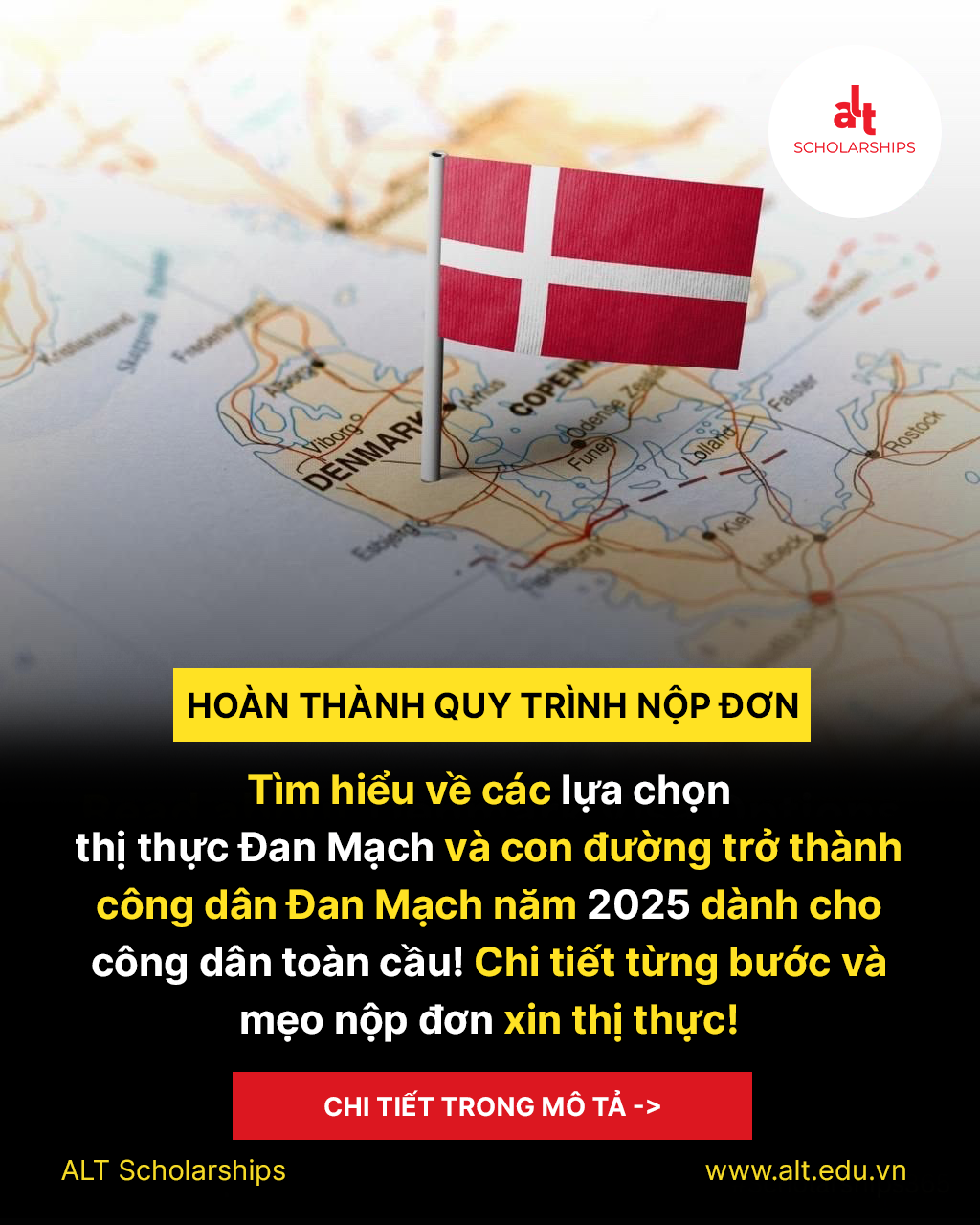 Du học & Định cư Đan Mạch 2025: Visa – PR – Quốc tịch