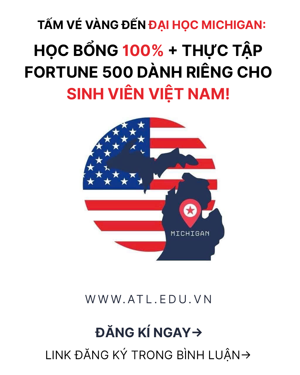 CHIẾN LƯỢC CHINH PHỤC HỌC BỔNG ĐẠI HỌC MICHIGAN 2025: “BÍ QUYẾT VÀNG” TỪ CỰU SINH VIÊN TOP 1% THẾ GIỚI!