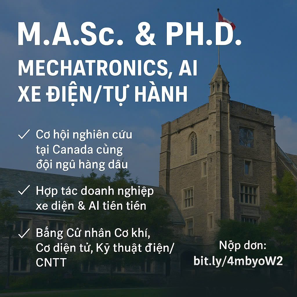 Top 7 Lý Do Bạn Không Thể Bỏ Qua Học Bổng M.A.Sc. & Ph.D. tại McMaster University – Cơ Hội Vàng cho Tương Lai Công Nghệ AI & Xe Tự Hành