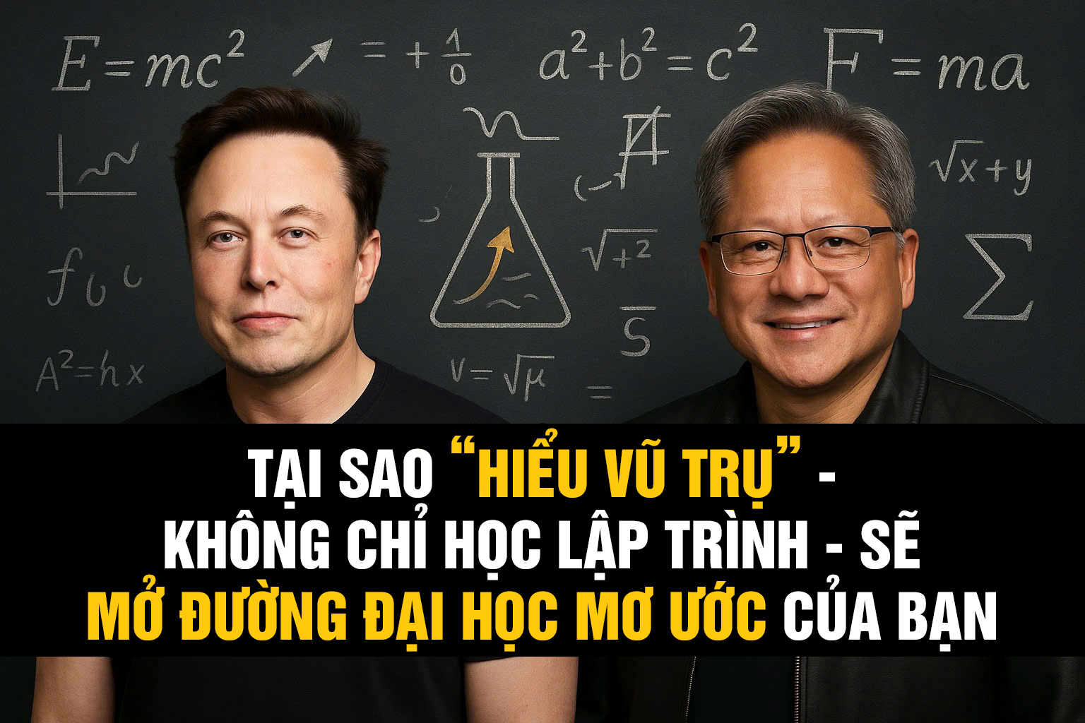 Tại Sao “Hiểu Vũ Trụ” – Không Chỉ Học Lập Trình – Sẽ Mở Đường Đại Học Mơ Ước Của Bạn