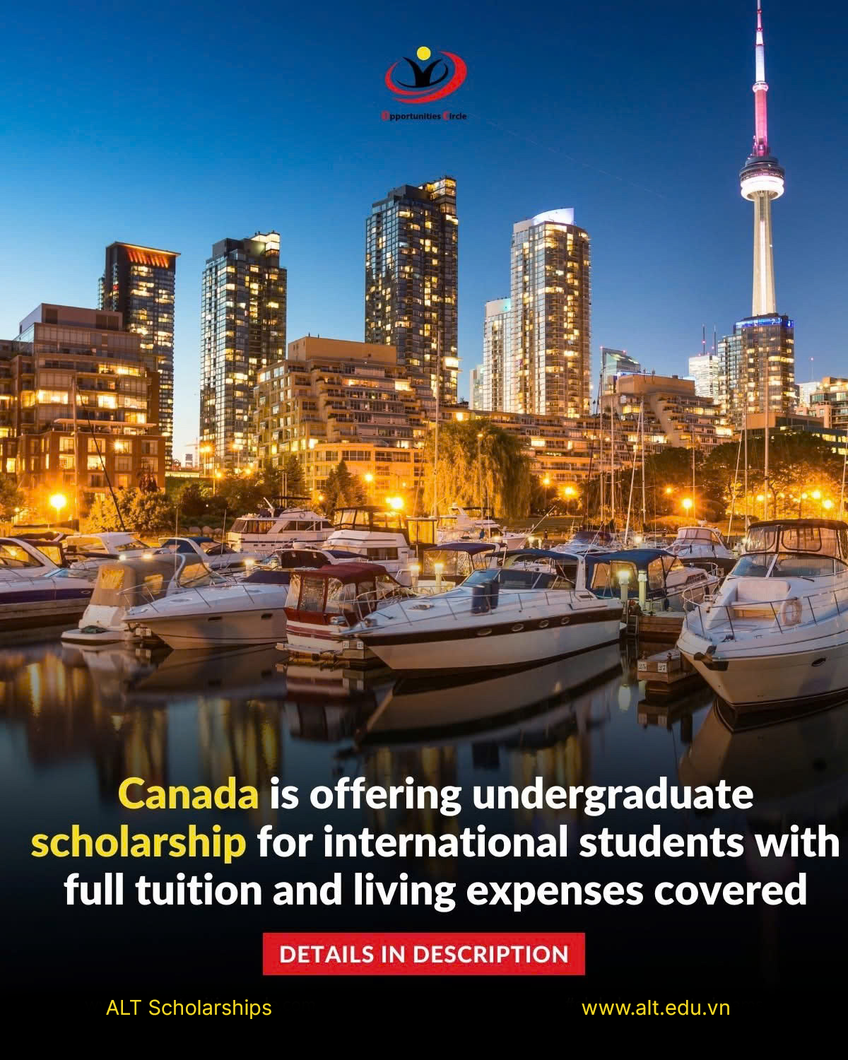 Lester B. Pearson Scholarship 2026 – Học bổng du học Canada toàn phần tại University of Toronto