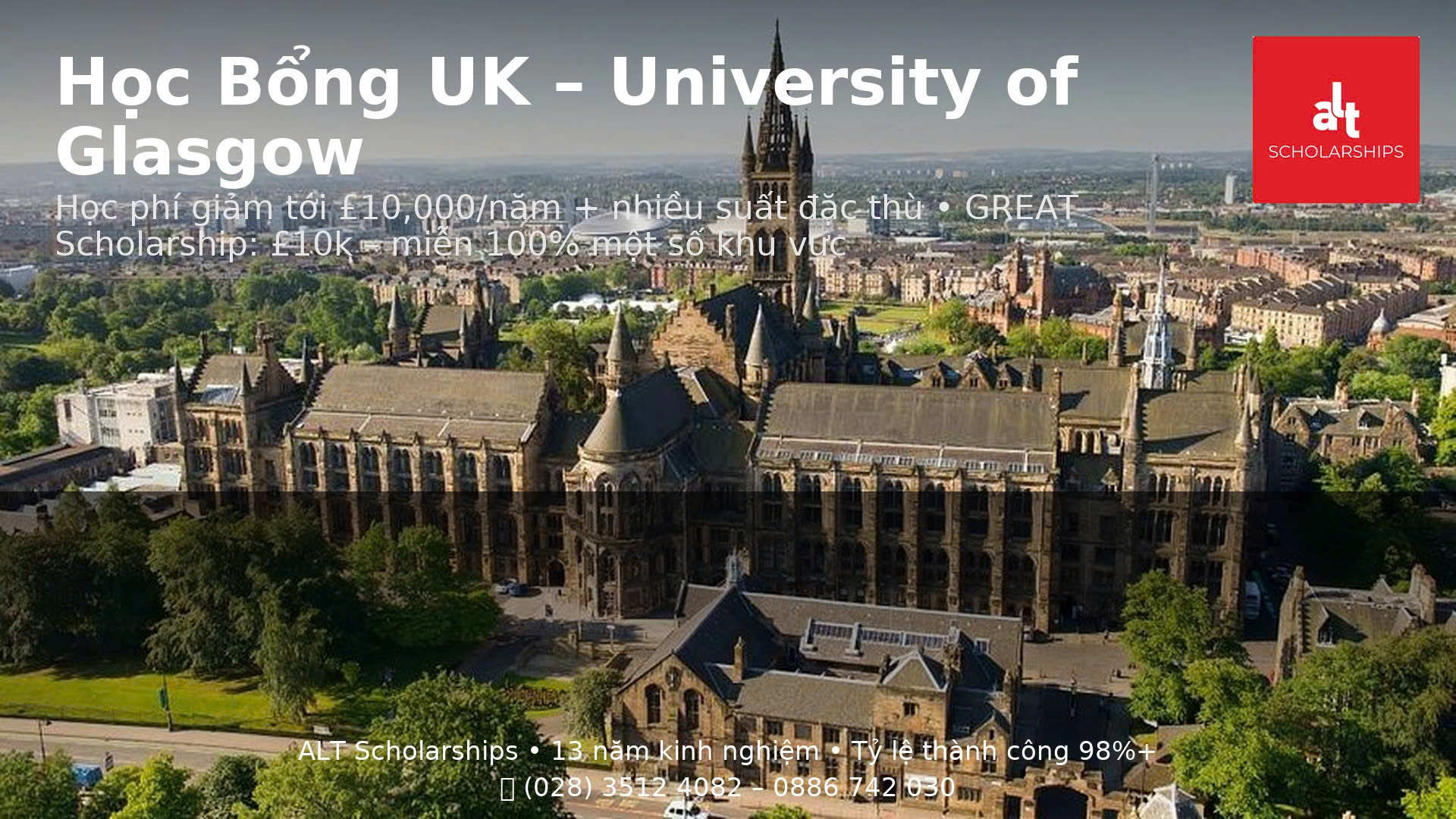 University of Glasgow Scholarships (ALT style)