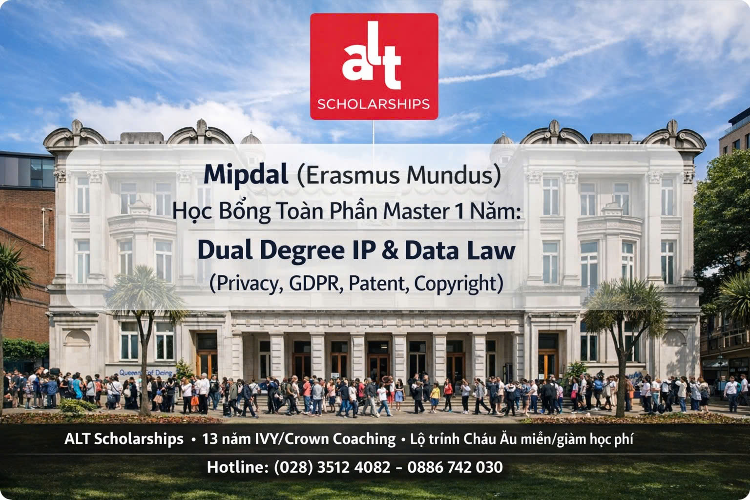 Học Bổng Toàn Phần Mobility & International Development Law (Erasmus Mundus) 2026: “3 quốc gia – 1 hồ sơ” cho ai muốn theo luật quốc tế + an ninh + phát triển bền vững