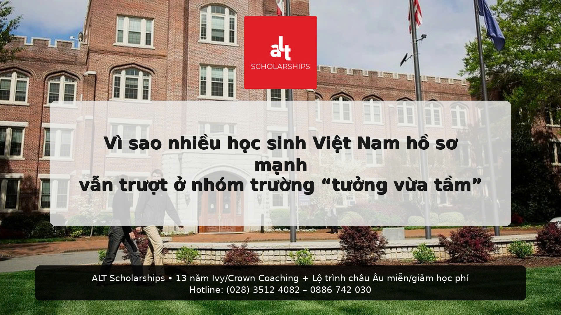 (Thứ Tư | College Admissions)  “Demonstrated Interest” (thể hiện mức độ quan tâm): Vì sao nhiều học sinh Việt Nam hồ sơ mạnh vẫn trượt ở nhóm trường “tưởng vừa tầm” — và cách thể hiện đúng kiểu khi bạn không thể campus tour