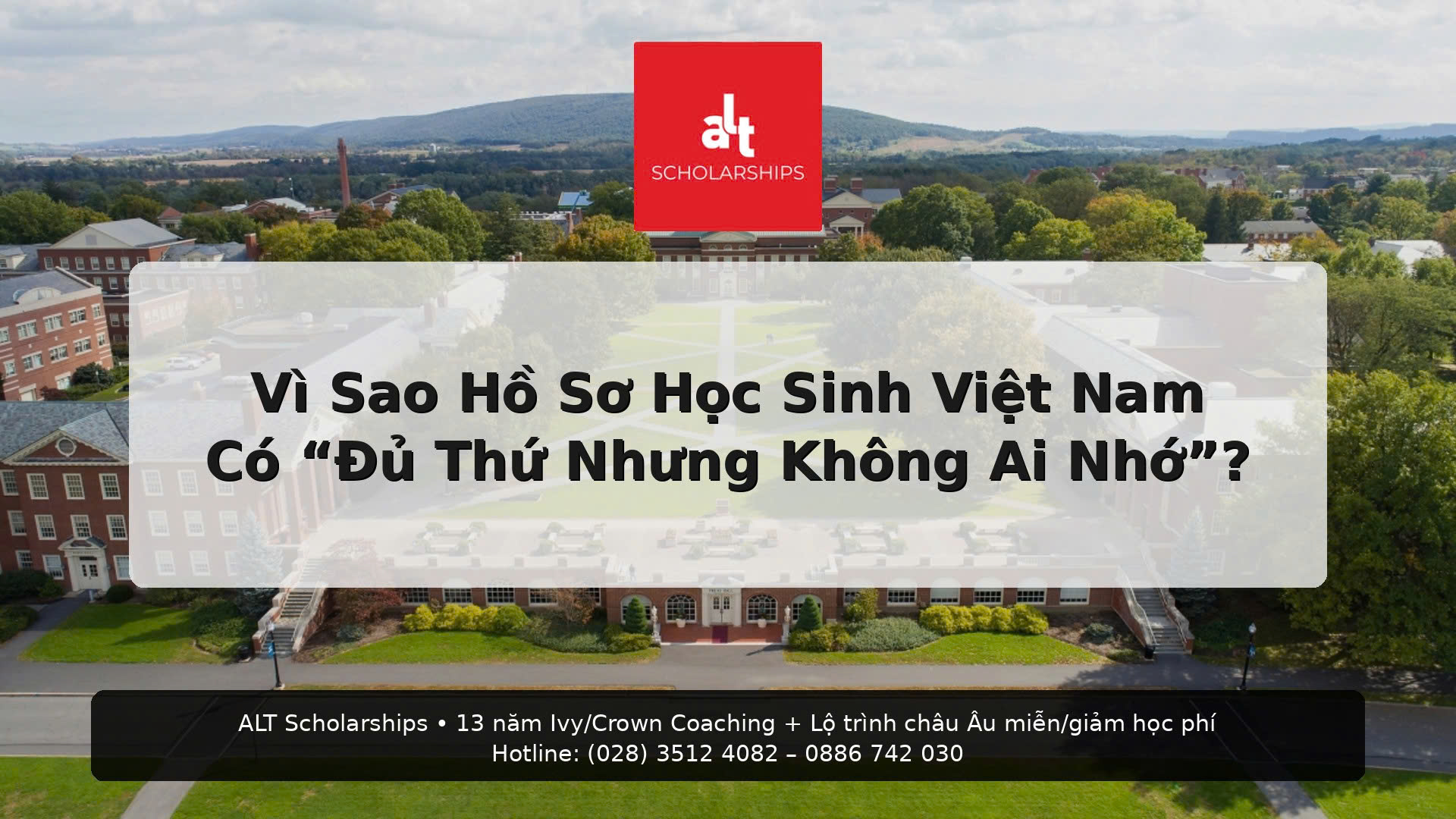 (Thứ Hai | College Admissions)  “Spike” hay “Well-rounded”? Vì sao hồ sơ Học Sinh Việt Nam có “đủ thứ nhưng không ai nhớ” — và cách xây 1–2 trục nổi bật để xin học bổng Mỹ thực tế