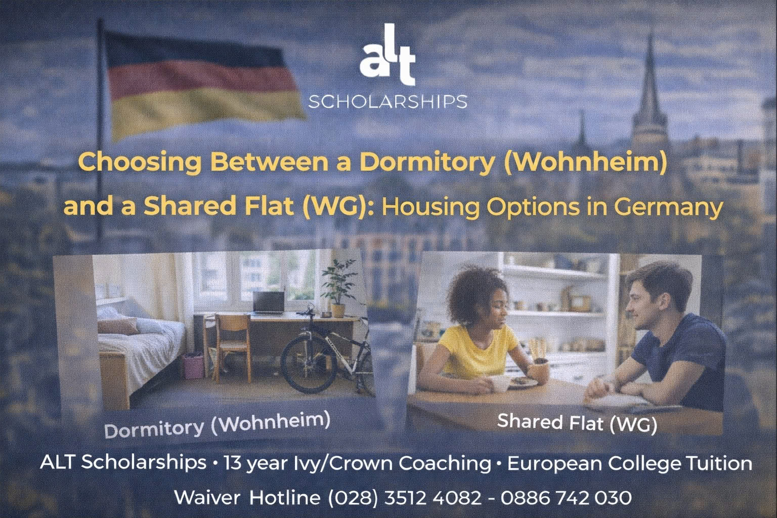 Wohnheim Hay WG? Ở Đức, Chọn Sai Nhà Ở Có Thể “Đội” Ngân Sách 30–50% (Và Kéo Theo Stress Học Kỳ Đầu)