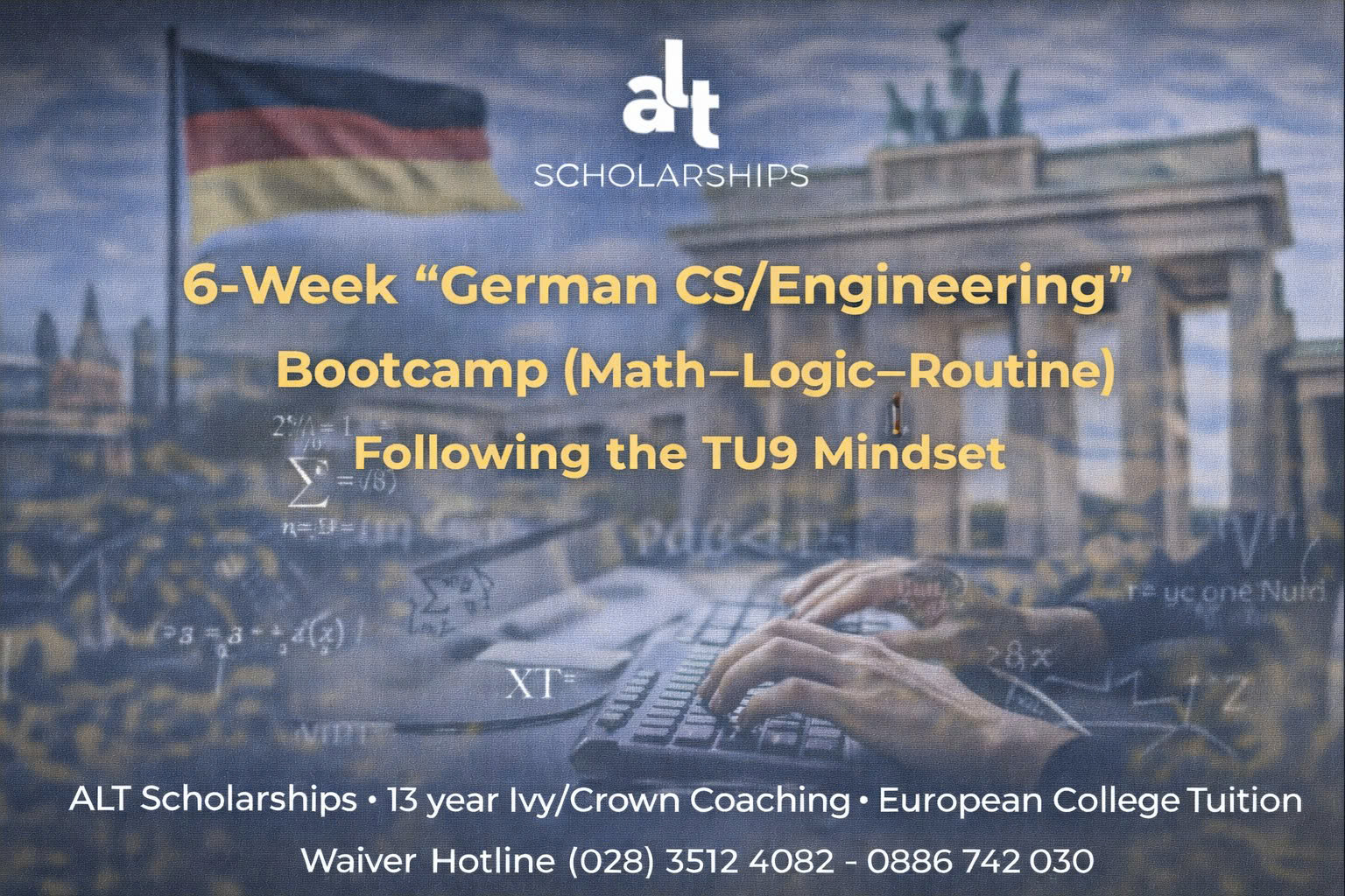 CS/Kỹ Thuật Ở Đức: “Điểm Cao Chưa Chắc Đủ” — Vì TU9 & Hệ Sinh Thái Research Nhìn Bạn Bằng 1 Thứ Khác: Nền Toán + Tư Duy Module + Kỷ Luật Tự Học