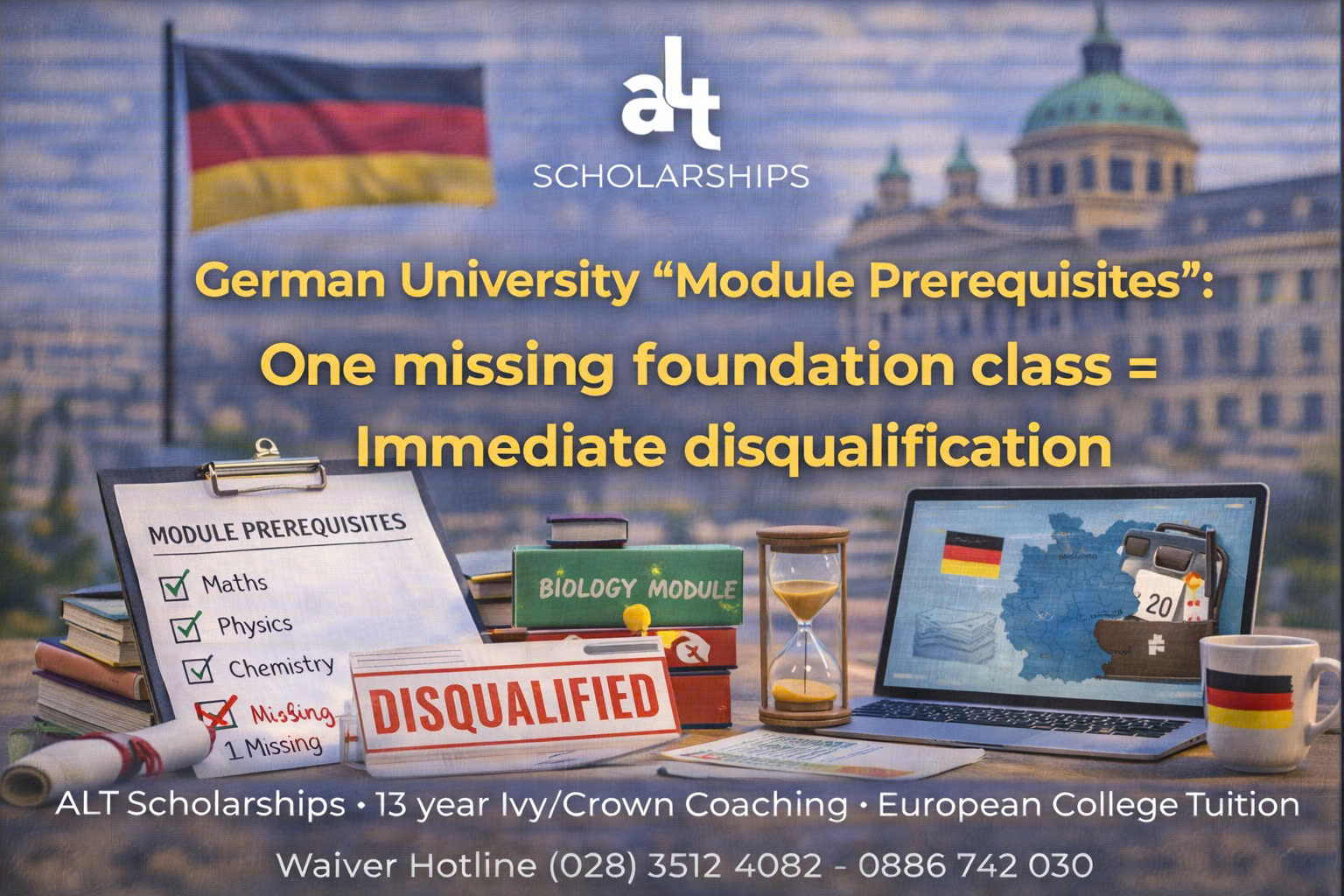 “Module Prerequisites” Ở Đức: Thiếu 1 Môn Nền Tảng Là Rớt Từ Vòng Xét Hồ Sơ (Và Cách Tự Audit Trong 20 Phút Để Không Nộp “Cho Tốn Phí”)