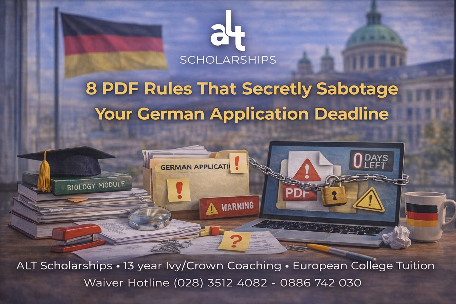 Hồ Sơ Đức Bị “Trả Về” Vì File Upload: 8 Quy Tắc PDF Khiến Nhiều Bạn Trễ Deadline (Và Cách Chuẩn Hóa Bộ Hồ Sơ Như “Chuẩn EU”)