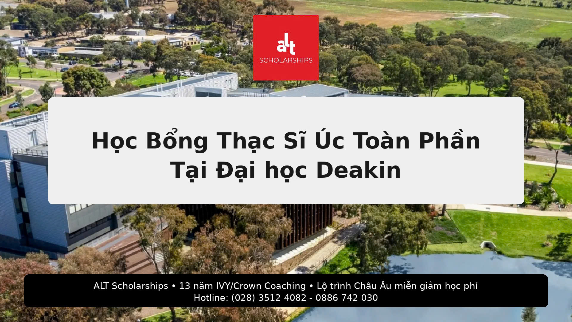 Deakin University RTP & DUPR Research Scholarships 2027 (Úc): 100% Học Phí + Stipend $37,450/Năm (2026 Rate) + OSHC + Relocation — Hạn Nộp 23/08/2026