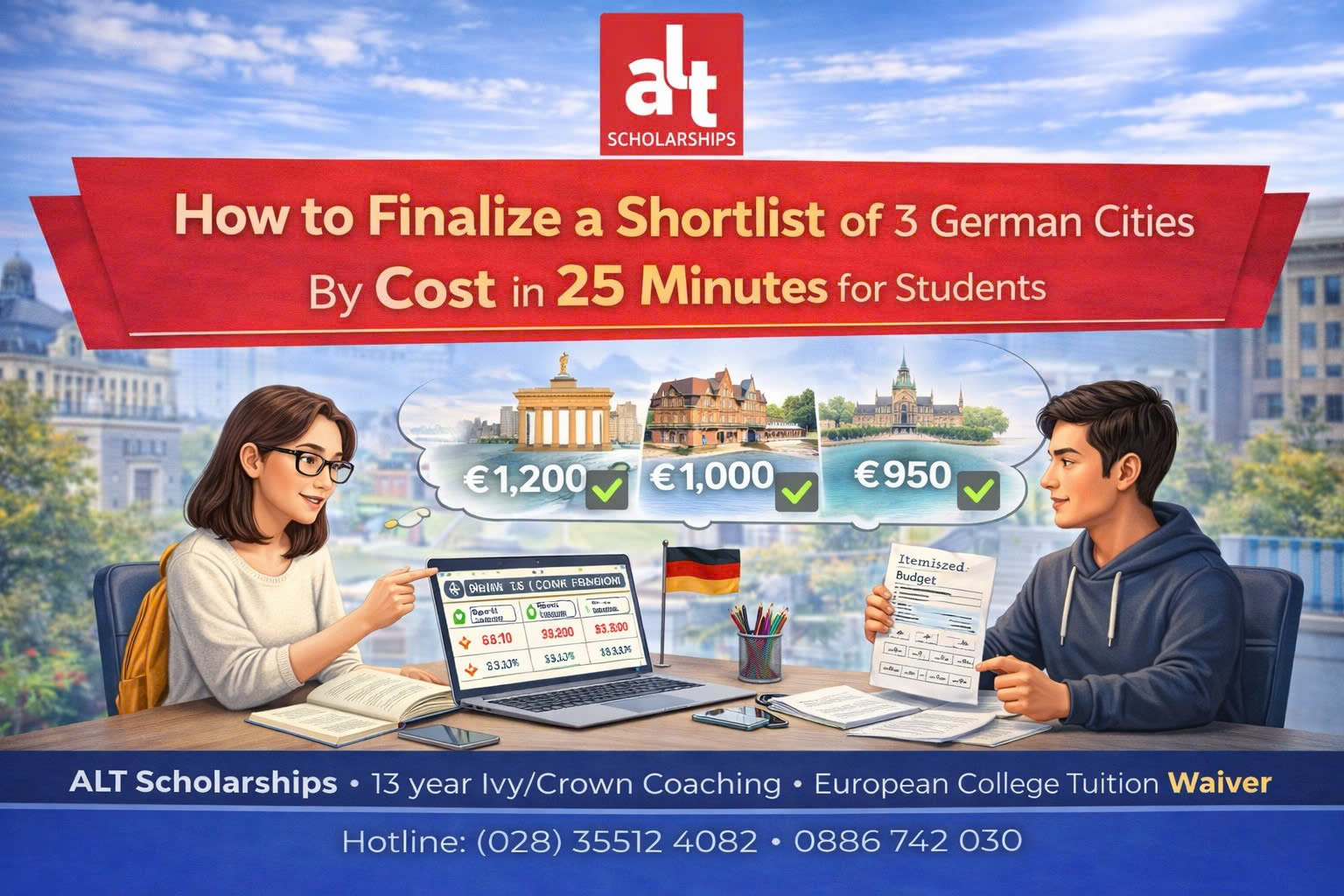 Chọn Bang/Thành Phố Ở Đức Theo Chi Phí: Chỉ Cần Chọn “Sai City” Là Đội Ngân Sách 12 Tháng Đầu (Và Cách Chốt Shortlist 3 City Trong 25 Phút)