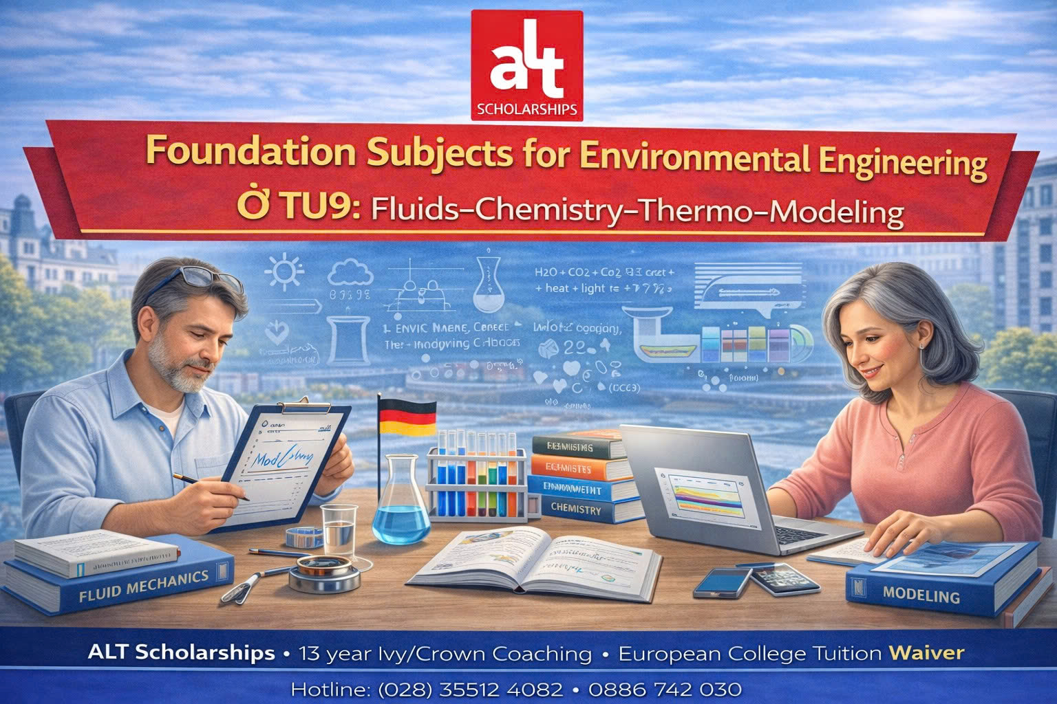 Environmental Engineering Ở TU9: “Môn Nền” Quyết Định Sống Còn Năm Nhất Là Fluids–Chemistry–Thermo–Modeling (Kèm Kế Hoạch 6 Tuần Để Không Hụt Nhịp)