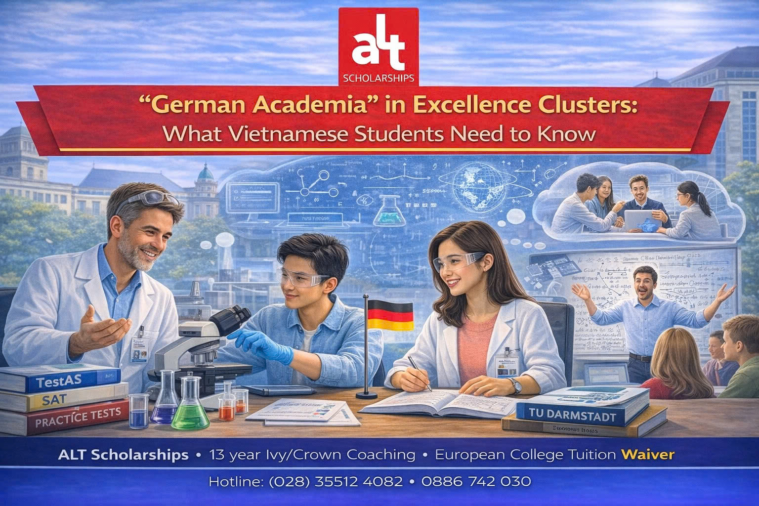 “Học Thuật Đức” Trong Các Ngành Gắn Với Excellence Clusters: Vì Sao Năm Nhất Hay Sốc — Và HS Việt Nam Cần Chuẩn Bị Gì Để Theo Kịp Các Hướng Energy/Climate/Process Systems Ở TU9