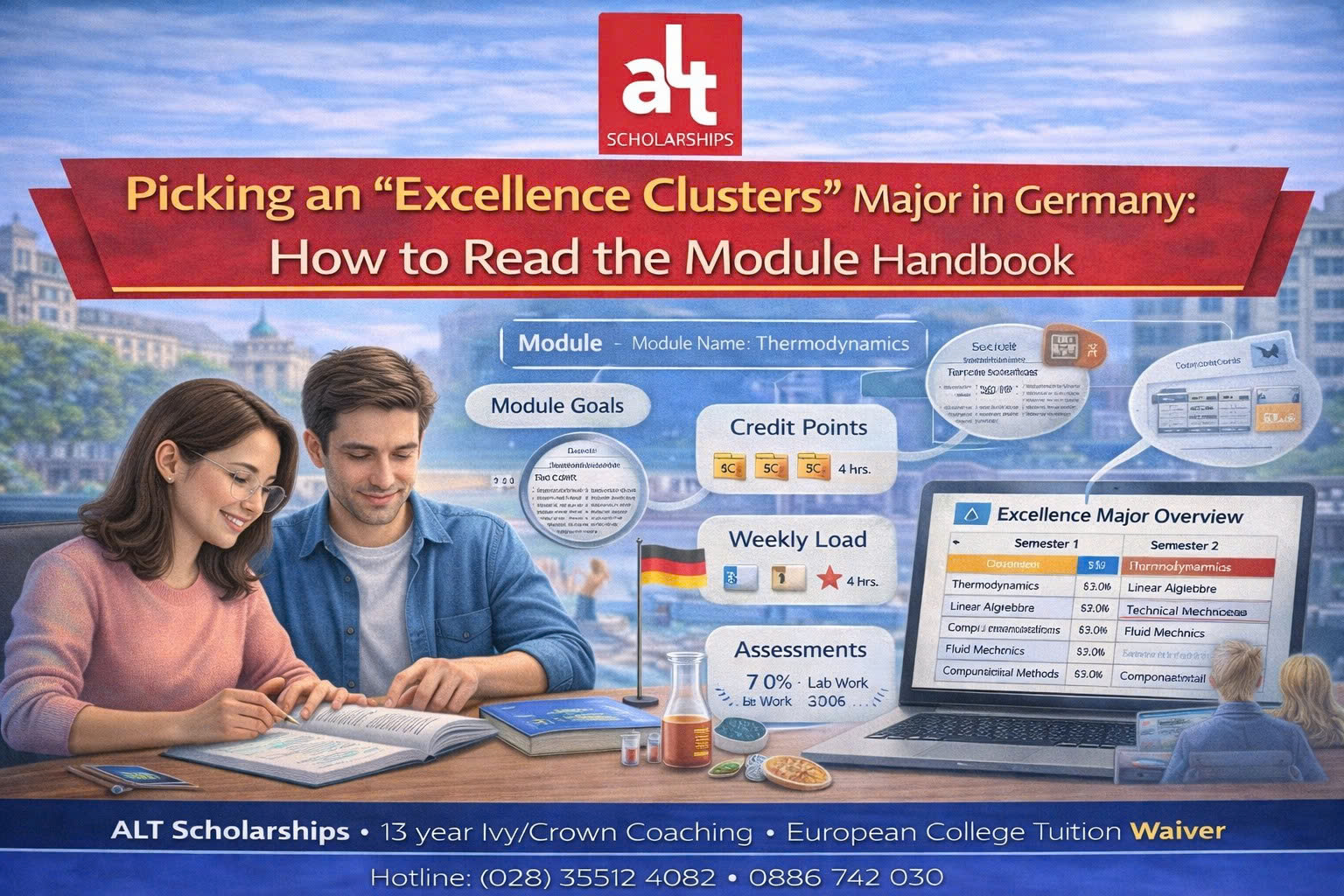 Chọn Ngành “Đúng Trục Excellence Clusters” Ở Đức: Đọc Module Handbook Như Thế Nào Để Biết Con Theo Kịp Năm Nhất (Và Tránh Chọn Nhầm Chương Trình Chỉ Vì Tên Nghe Hay)