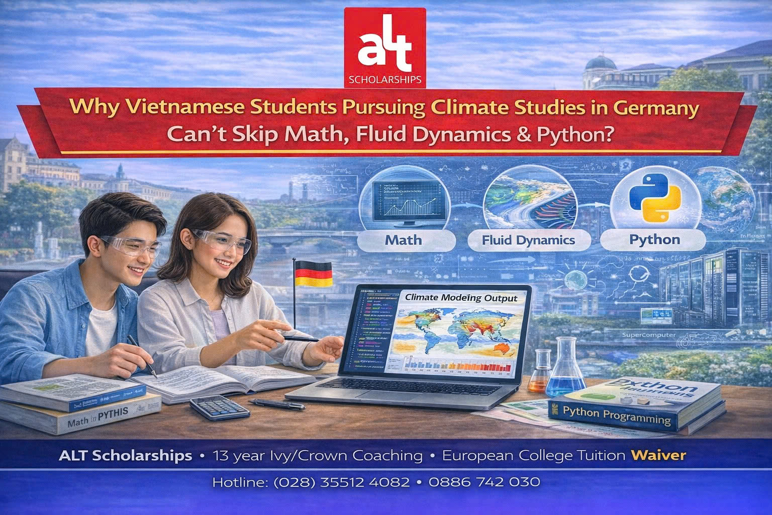 Climate Science Ở Đại Học Đức: Vì Sao Học Sinh Việt Nam Muốn Theo Ngành Khí Hậu Không Thể Bỏ Qua Toán, Fluid Dynamics Và Python?