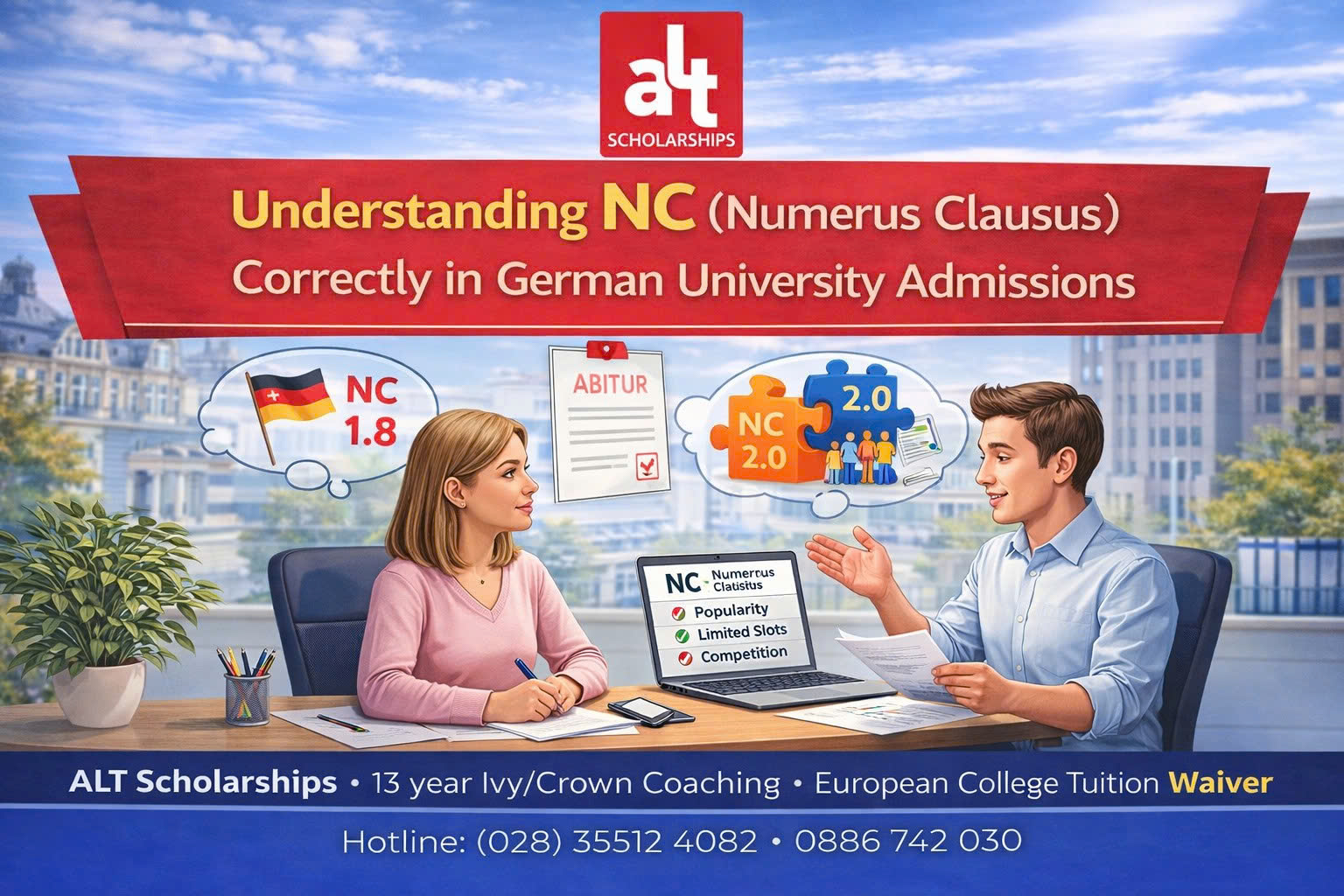NC (Numerus Clausus) Ở Đức: Không Phải “Điểm Sàn Cố Định” — Mà Là “Điểm Định Mức” Thay Đổi Mỗi Kỳ (Và Checklist 15 Phút Để Biết Con Có Cơ Hội Hay Không)