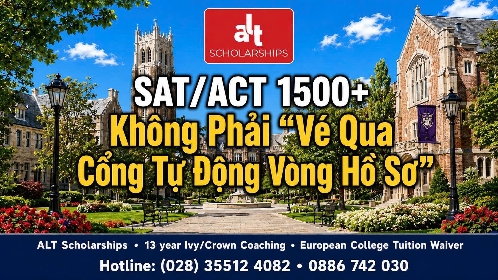 SAT/ACT 1500+ Không Phải “Vé Qua Vòng Hồ Sơ”: Điểm Cao Giúp Hồ Sơ Đứng Vững, Nhưng Không Tự Làm Con Nổi Bật