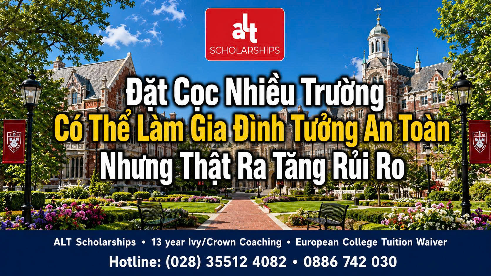 Double Deposit Không Phải “Giữ Chỗ Cho Chắc”: Đặt Cọc Nhiều Trường Có Thể Làm Gia Đình Tưởng An Toàn Nhưng Thật Ra Tăng Rủi Ro