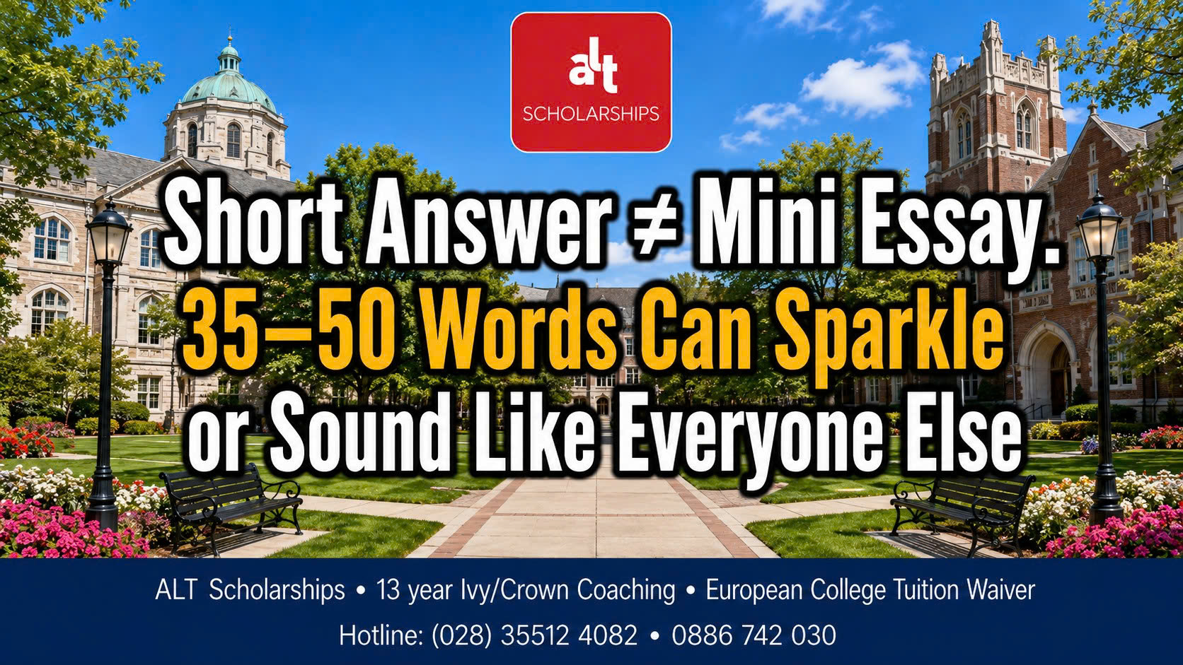 Short Answer Không Phải “Mini Essay”: 35–50 Chữ Có Thể Làm Hồ Sơ Sống Hơn — Hoặc Làm Con Trở Nên Generic Hơn