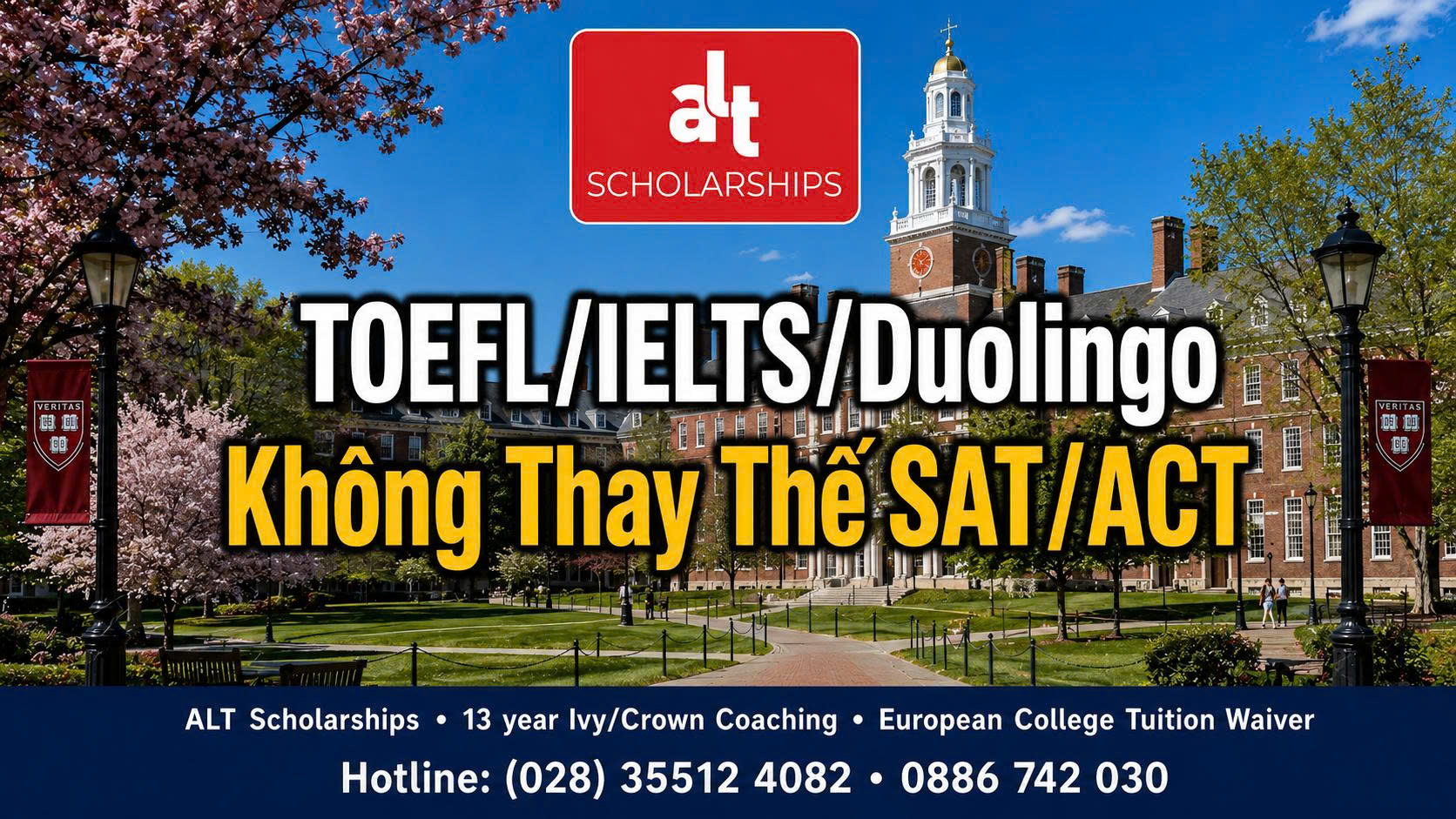 TOEFL/IELTS/Duolingo Không Thay Thế SAT/ACT: “Đủ Tiếng Anh” Chưa Chắc Đã Đủ Tín Hiệu Academic Readiness Cho Hồ Sơ Mỹ