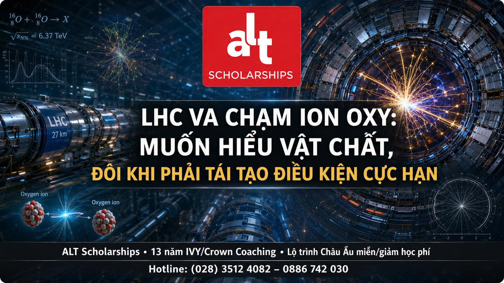 LHC VA CHẠM ION OXY: MUỐN HIỂU VẬT CHẤT, ĐÔI KHI PHẢI TÁI TẠO ĐIỀU KIỆN CỰC HẠN