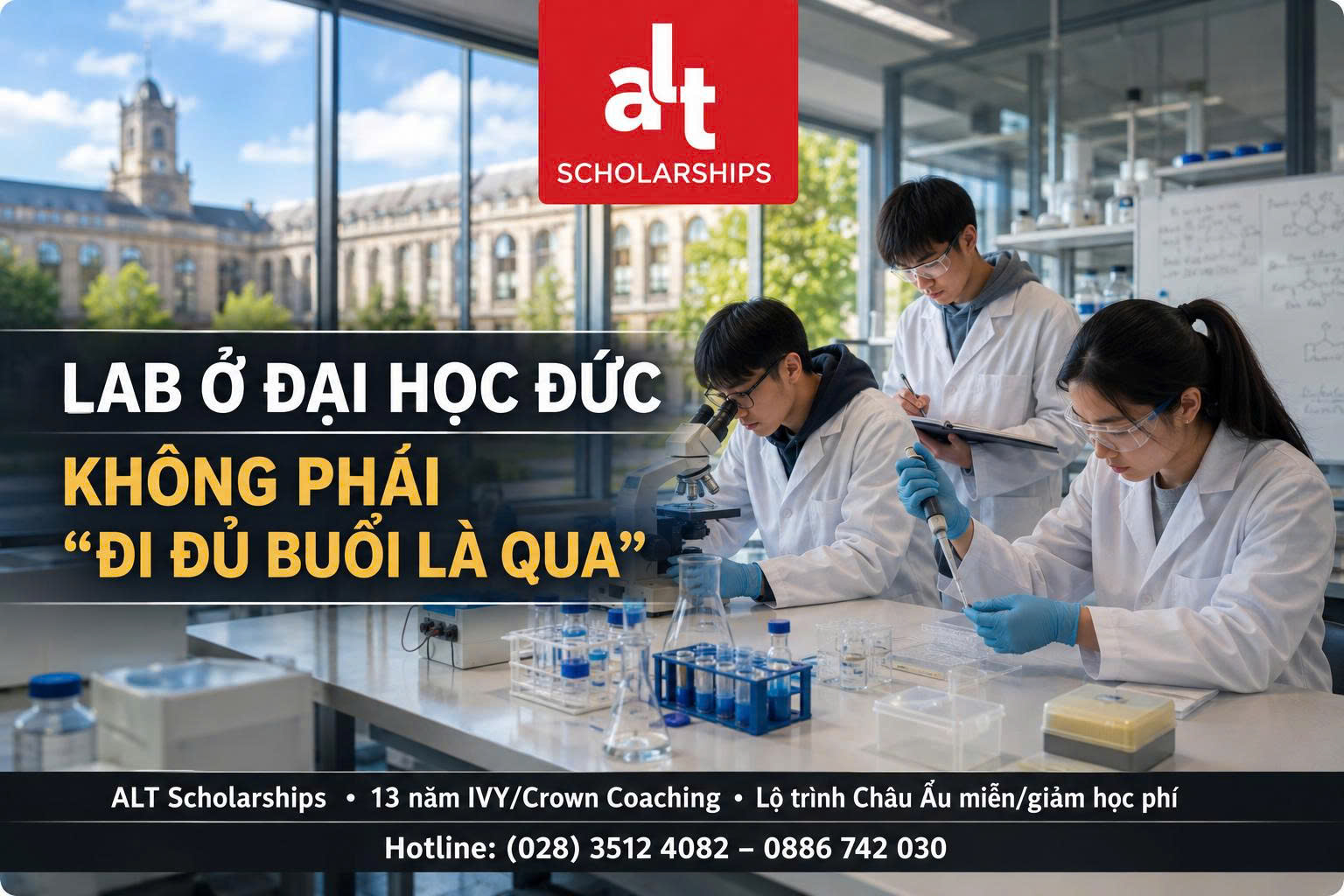 Lab Ở Đại Học Đức Không Phải “Đi Đủ Buổi Là Qua”: Thiếu Prerequisite, Safety Briefing, Antestat, Protocol Hoặc Vắng Một Ngày Có Thể Khiến Con Học Lại Cả Praktikum