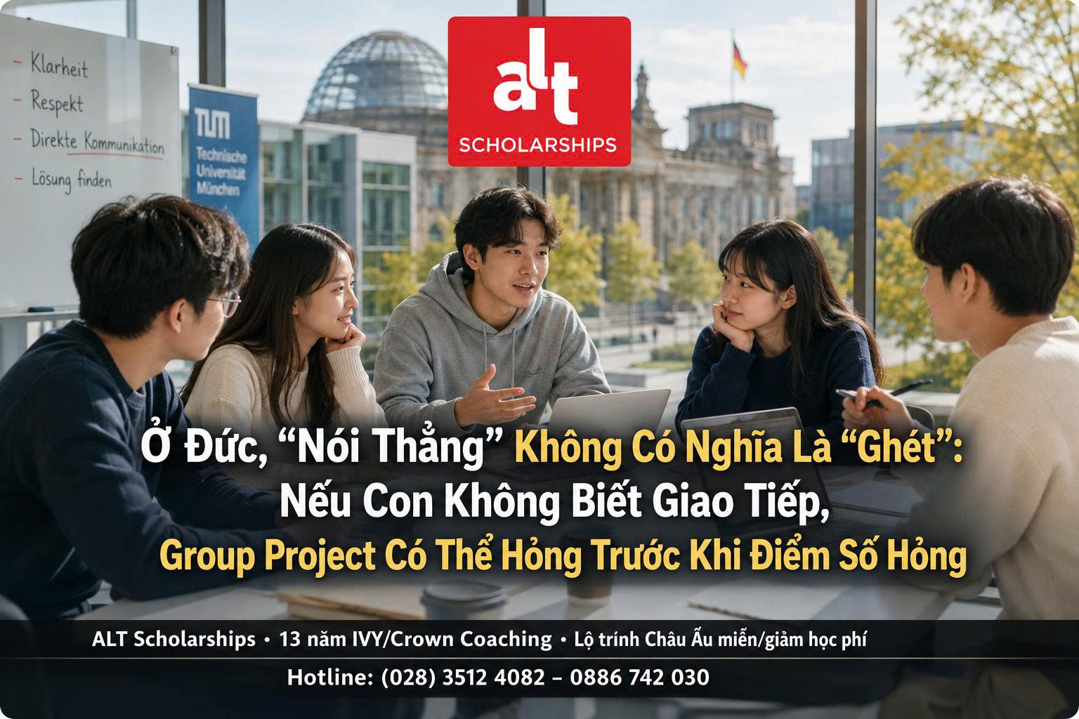 Ở Đức, “Nói Thẳng” Không Có Nghĩa Là “Ghét”: Nếu Con Không Biết Nhận Feedback, Disagree, Đặt Boundary Và Clarify Expectation, Group Project Có Thể Hỏng Trước Khi Điểm Số Hỏng