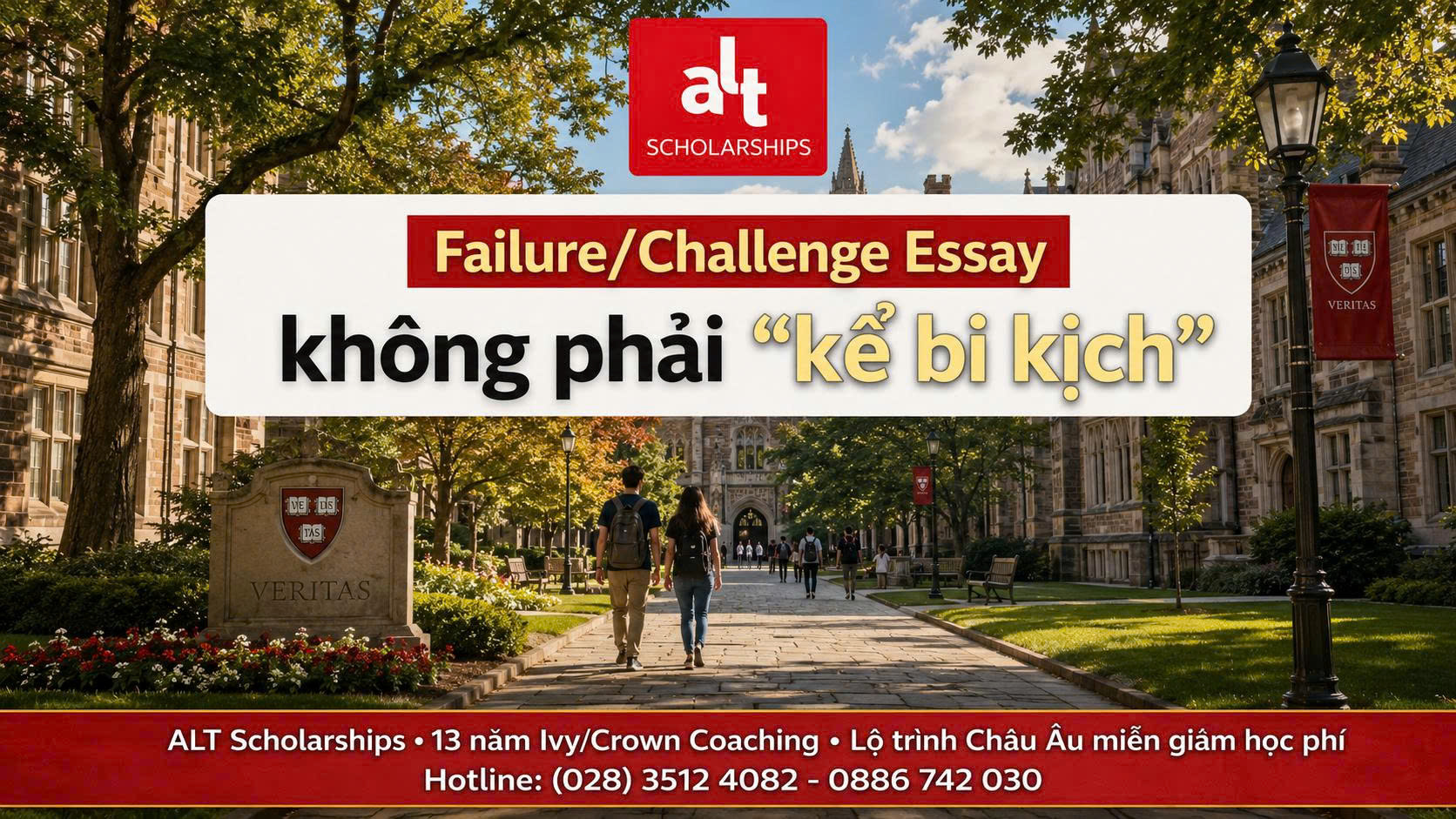 Failure/Challenge Essay Không Phải “Kể Bi Kịch”: Admissions Muốn Thấy Response, Accountability Và Maturity — Không Phải Drama