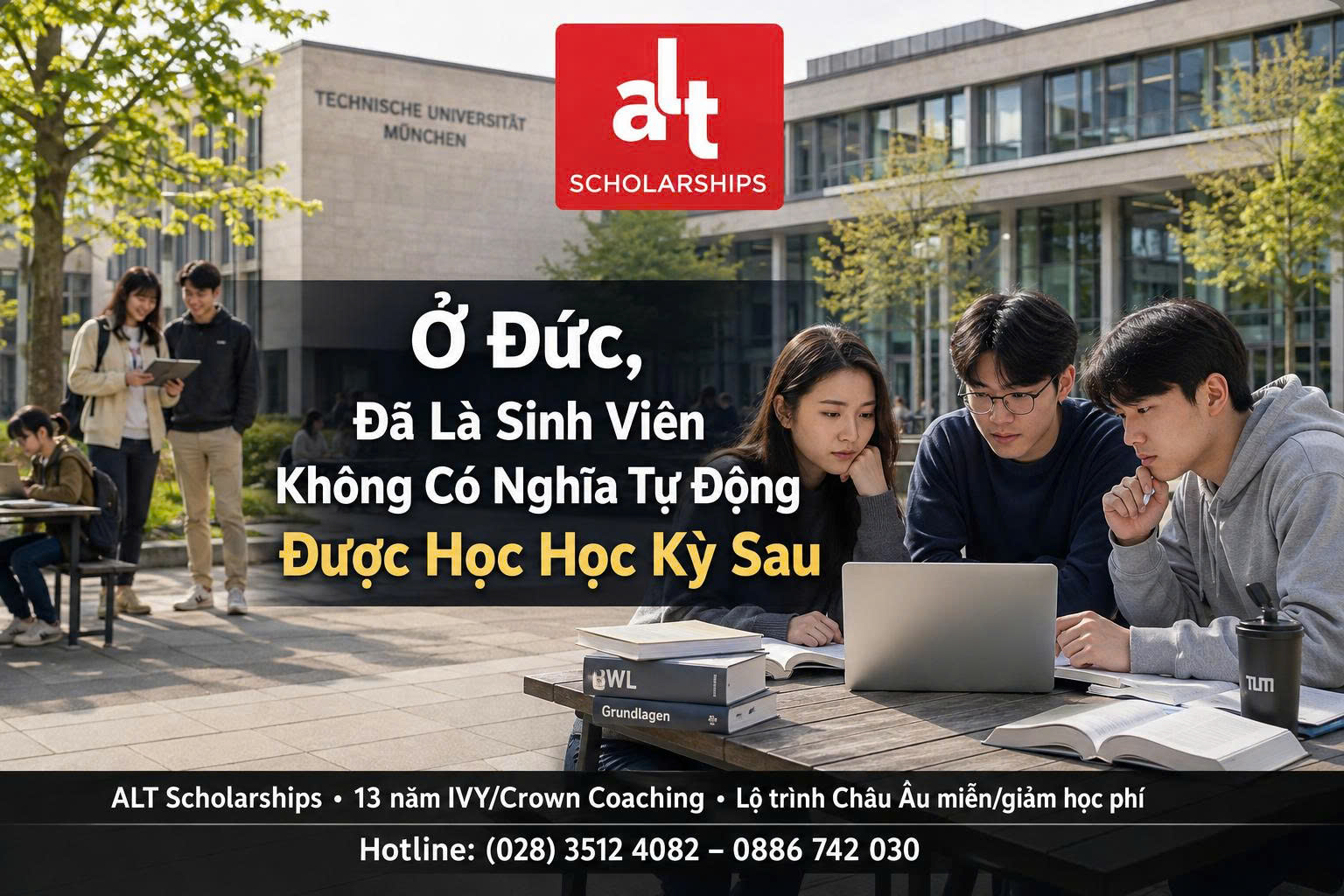 Ở Đức, Đã Là Sinh Viên Không Có Nghĩa Tự Động Được Học Học Kỳ Sau: Quên Đăng ký, Đóng Học Phí Hoặc Nghĩ “Chuyển Tiền Là Xong” Có Thể Khiến Bạn Bị xóa Tên Khỏi Trường Đấy