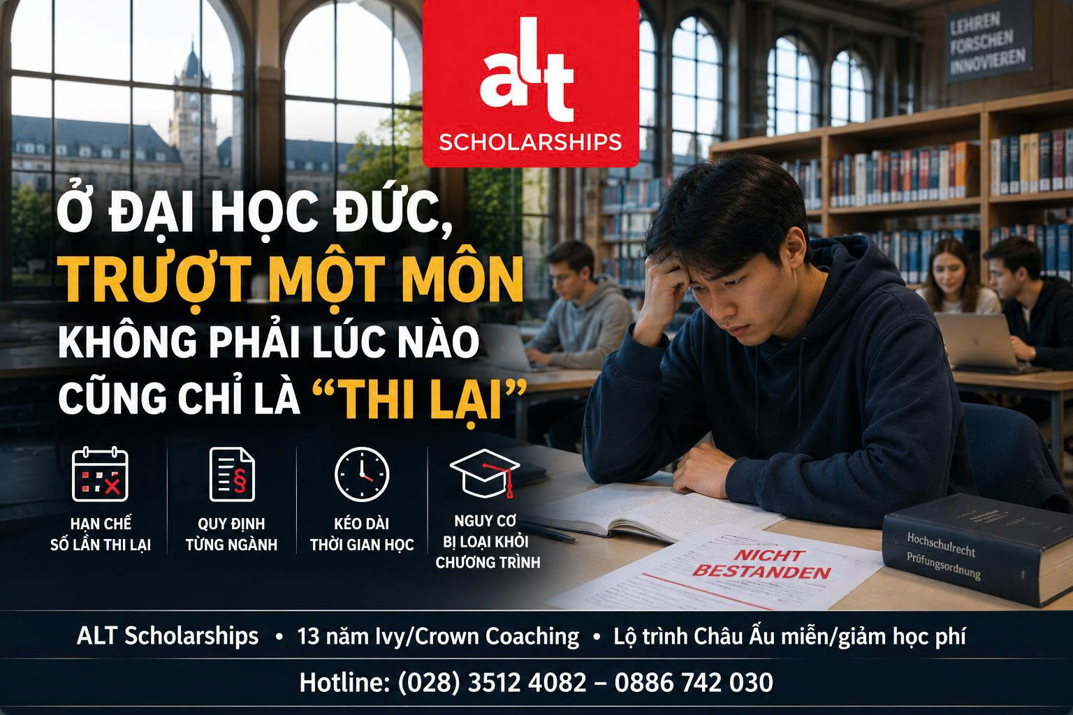 Ở Đại Học Đức, Trượt Một Môn Không Phải Lúc Nào Cũng Chỉ Là “Thi Lại”: Rwth Có Thể Chặn Cả Nhóm Môn Học Kỳ 4 Nếu Con Chưa Vượt Đủ Môn Nền
