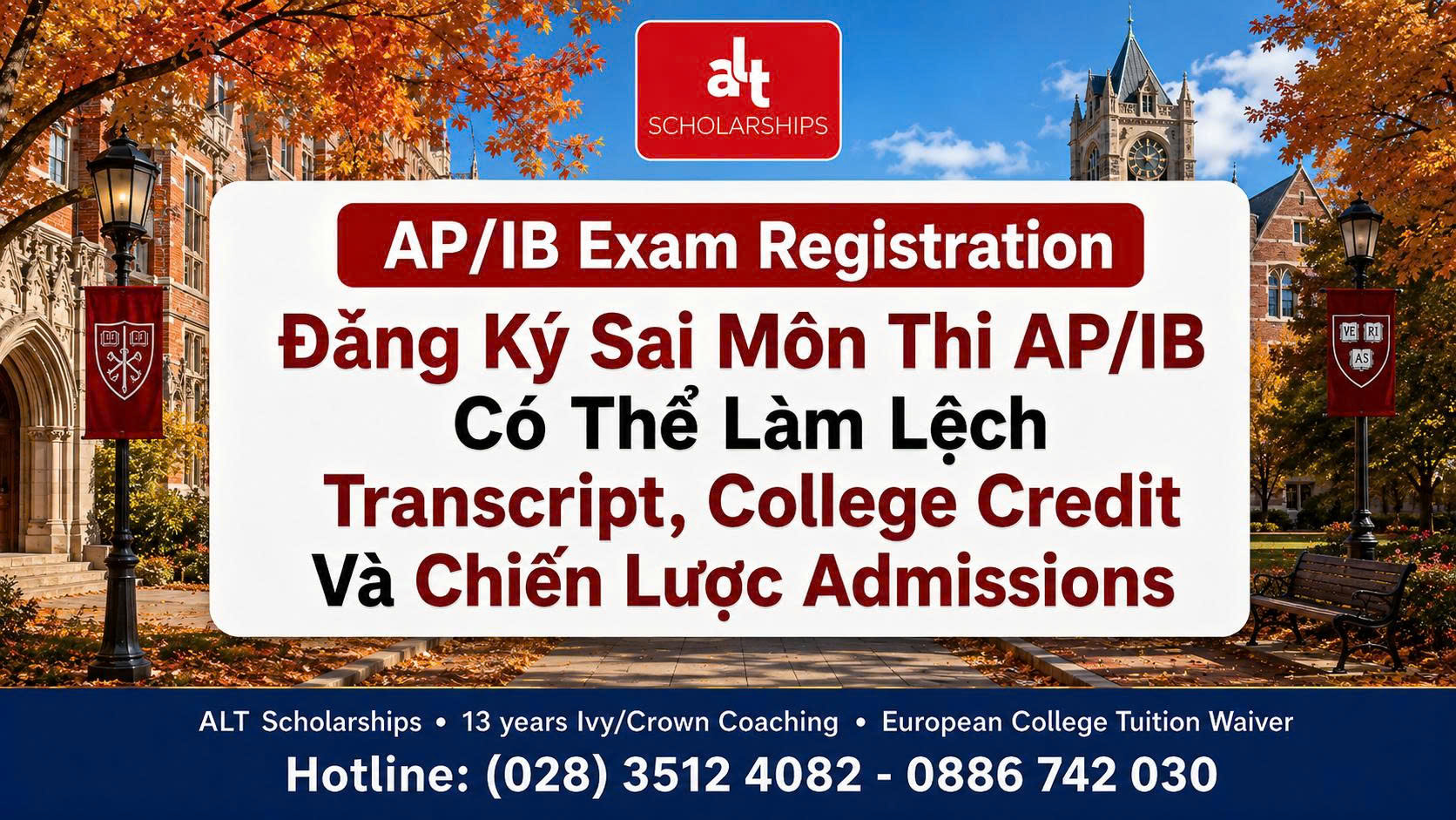 AP/IB Exam Registration Không Phải “Thủ Tục Hành Chính”: Đăng Ký Sai Một Môn Thi Có Thể Làm Lệch Transcript, College Credit Và Chiến Lược Admissions