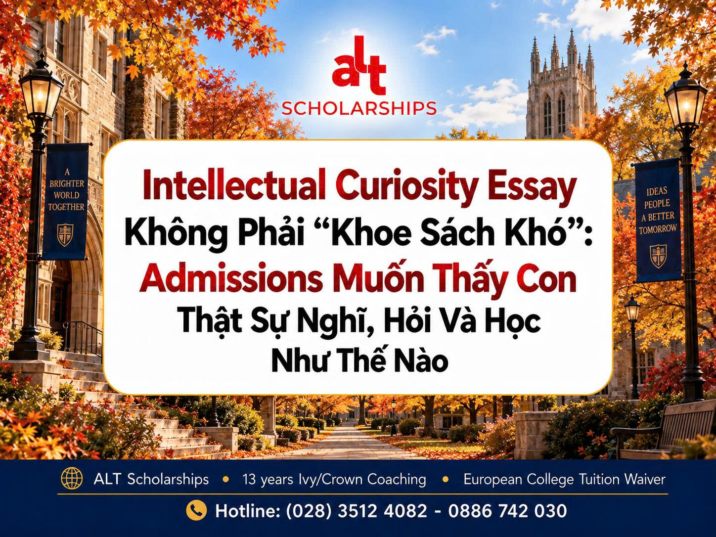 Intellectual Curiosity Essay Không Phải “Khoe Sách Khó”: Admissions Muốn Thấy Con Thật Sự Nghĩ, Hỏi Và Học Như Thế Nào