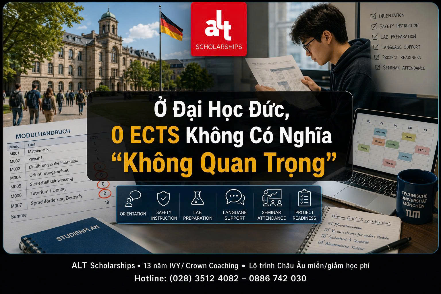 Ở Đại Học Đức, 0 ECTS Không Có Nghĩa “Không Quan Trọng”: Một Übungsschein, Hausübung Hay Studienleistung Có Thể Là Gate Của Cả Module Trước Khi Con Chạm Tới Klausur